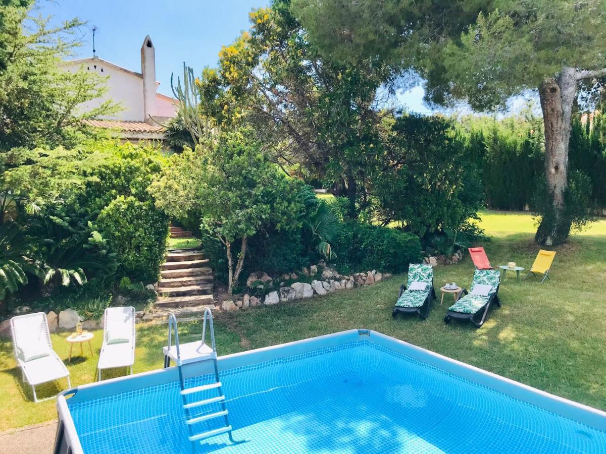 Casa Mediterranea Con Gran Jardin Y Piscina A 500 M De La Playa Roda de Bara Bagian luar foto