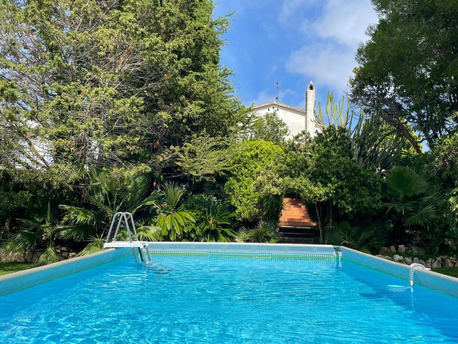 Casa Mediterranea Con Gran Jardin Y Piscina A 500 M De La Playa Roda de Bara Bagian luar foto